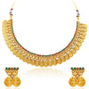 Sukkhi Sublime Gold Plated Temple Jewellery Necklace Set-1