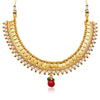 Sukkhi Marvellous Gold Plated Temple Jewellery Necklace Set-3