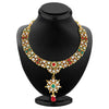 Sukkhi -  Kritika Kamra Antique Finish American Diamond Necklace Set-4
