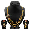 Sukkhi Excellent Four Strings Gold Plated Necklace Set