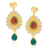 Sukkhi Splendid Gold Plated AD Necklace Set For Women-5