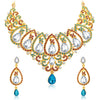 Sukkhi Pretty Gold Plated AD Necklace Set For Women-1