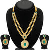 Sukkhi Exquitely Gold Plated AD Necklace Set For Women