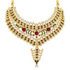 Sukkhi Resplendent Gold Plated AD Necklace Set For Women-4