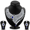 Sukkhi Lavish Rhodium Plated AD Necklace Set For Women