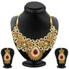 Sukkhi Attractive Gold Plated AD Necklace Set For Women
