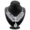 Sukkhi Sublime Rhodium Plated AD Necklace Set For Women-2