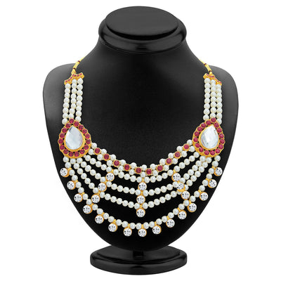 Sukkhi Glamorous Gold Plated Necklace Set For Women-2