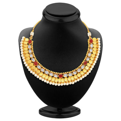 Sukkhi Fashionable Gold Plated Necklace Set For Women-2
