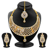 Sukkhi Amazing Gold Plated AD Set of 2 Necklace Set Combo For Women-2