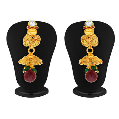 Sukkhi Divine Jalebi Design Gold Plated Necklace Set For Women-4