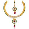 Sukkhi Fashionable Gold Plated Necklace Set For Women-3