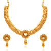 Sukkhi Eye-Catchy Jalebi Design Gold Plated Necklace Set For Women-1