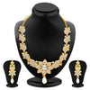 Sukkhi Sparkling Gold Plated AD Set of 2 Necklace Set Combo For Women-4