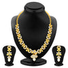 Sukkhi Glittery Gold Plated AD Necklace Set For Women