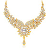 Sukkhi Fabulous Gold Plated AD Necklace Set For Women-3