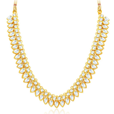 Sukkhi Youthful Gold Plated Kundan Necklace Set For Women-3