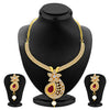Sukkhi Brilliant Necklace Set Detachable to Pendant Set with Chain and Set of 5 Changeable Stone For Women-2