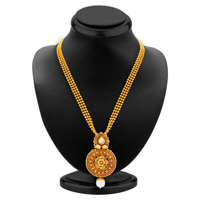 Sukkhi Graceful Gold Plated Kundan Necklace Set For Women-2