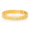 Sukkhi Classic Gold and Rhodium Plated Bracelet For Men