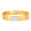 Sukkhi Sleek Gold and Rhodium Plated Bracelet For Men