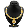 Sukkhi Wavy Gold Plated AD Necklace Set For Women-2