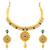 Sukkhi Charming Gold Plated AD Necklace Set For Women-1