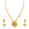 Sukkhi Finely Gold Plated AD Necklace Set For Women-1