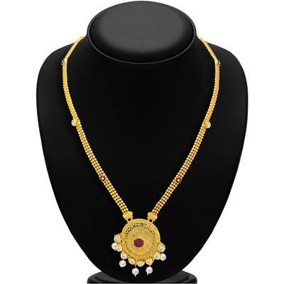 Sukkhi Finely Gold Plated AD Necklace Set For Women-2