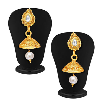 Sukkhi Finely Gold Plated AD Necklace Set For Women-4