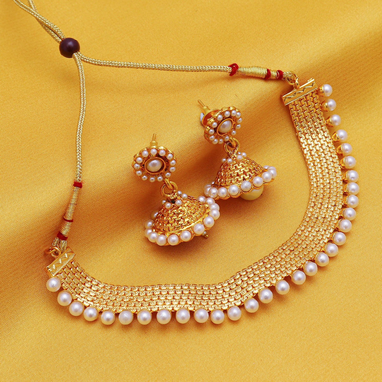 Sukkhi Gold Plated Moti Necklace Set For Women - Sukkhi.com