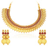 Sukkhi Marvellous Gold Plated Temple Jewellery Coin Necklace Set For Women-1