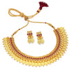 Sukkhi Marvellous Gold Plated Temple Jewellery Coin Necklace Set For Women-6