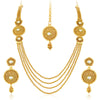 Sukkhi Pleasing Four Strings Gold Plated Necklace Set For Women-1