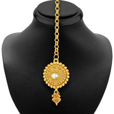 Sukkhi Pleasing Four Strings Gold Plated Necklace Set For Women-6