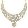 Sukkhi Attractive Gold Plated AD Necklace Set For Women-1