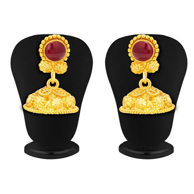 Sukkhi Pleasing Kairi Design Gold Plated Necklace Set For Women-5