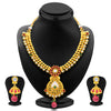 Sukkhi Wavy Gold Plated Necklace Set For Women-1