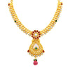 Sukkhi Wavy Gold Plated Necklace Set For Women-2