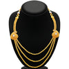 Sukkhi Fabulous Three String Gold Plated Necklace Set For Women-3