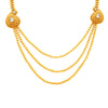 Sukkhi Fabulous Three String Gold Plated Necklace Set For Women-2