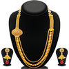 Sukkhi Intricately Three String Jalebi Gold Plated Necklace Set For Women-1