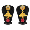 Sukkhi Intricately Three String Jalebi Gold Plated Necklace Set For Women-5