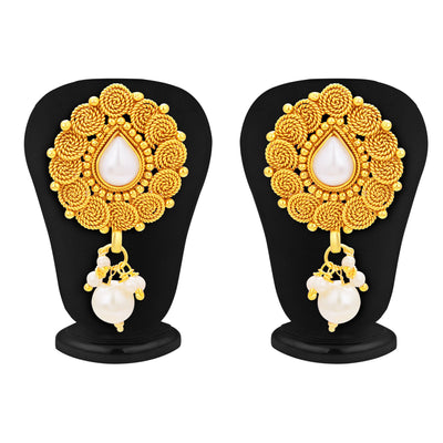 Sukkhi Stunning Jalebi Gold Plated Necklace Set For Women-5