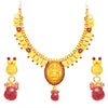 Sukkhi Appealing Laxmi Temple Coin Gold Plated Necklace Set For Women