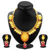 Sukkhi Appealing Laxmi Temple Coin Gold Plated Necklace Set For Women-1