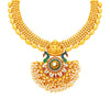 Sukkhi Incredible Laxmi Peacock Laxmi Temple Gold Plated Necklace Set For Women-2