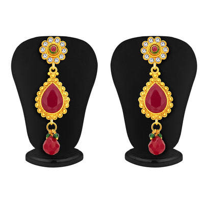 Sukkhi Astonishing Gold Plated Necklace Set For Women-5