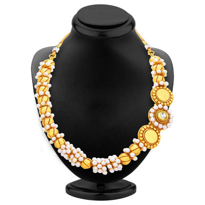 Sukkhi Designer Gold Plated Necklace Set For Women-3
