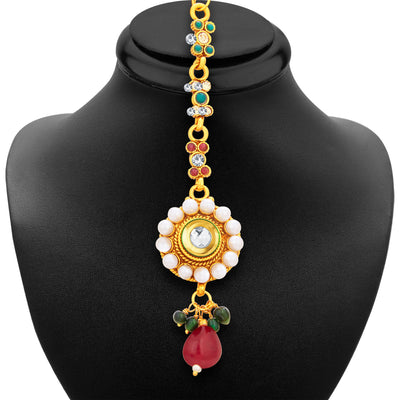 Sukkhi Designer Gold Plated Necklace Set For Women-7